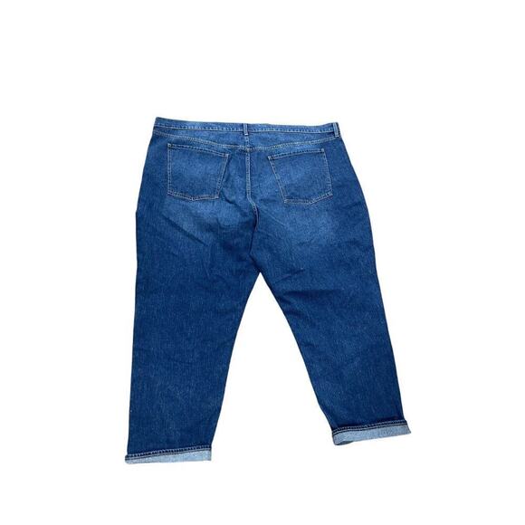 Old Navy Midrise Wow Boyfriend Jeans Medium Wash Plus Size Womens 28 New - Picture 4 of 8